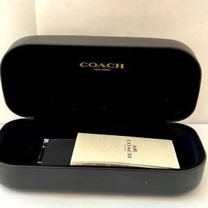 Coach sunglasses case only black